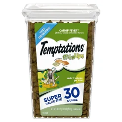 Temptations MixUps Catnip Fever Crunchy & Soft Adult Cat Treats 30-oz
