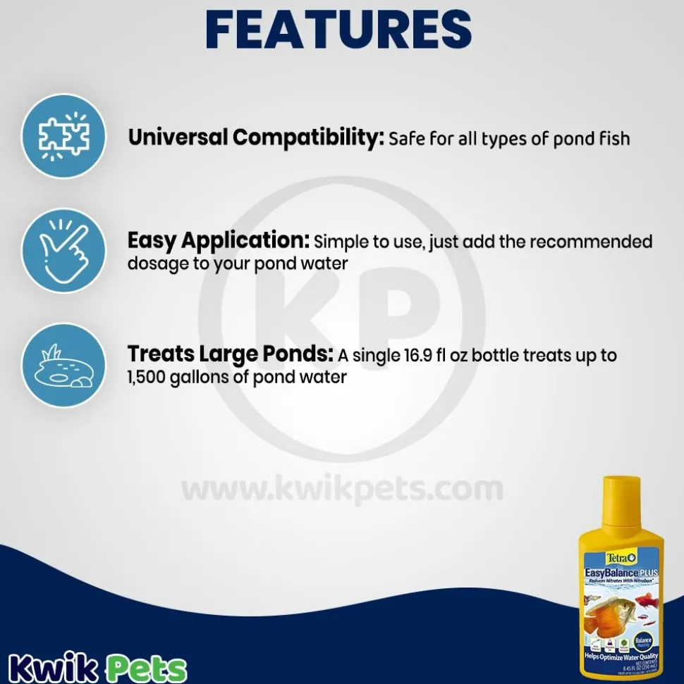 Tetra EasyBalance Plus Freshwater Aquarium Water Conditioner 8.45-oz