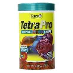 Tetra Pro Tropical Color Crisps Fish Food 2.65-oz