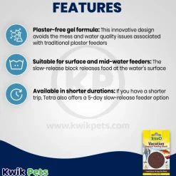 Tetra TetraVacation Tropical Slow Release 14 Days Fish Feeder Food 1.06-oz