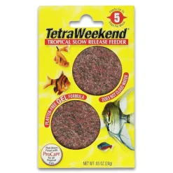 Tetra TetraWeekend Tropical Slow Release 5 Days Fish Feeder Food 0.85-oz 2 Count