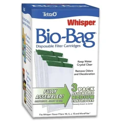 Tetra Whisper Bio-Bag Disposable Filter Cartridges Medium 3 Count