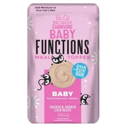 Tiki Pets Cat Born Carnivore Baby Functional Cat Food Topper Chicken & Chicken Liver 1.5-oz