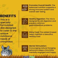 Tiny Friends Farm Charlie Chinchilla Tasty Mix Dry Food 2-lb
