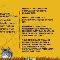 Tiny Friends Farm Charlie Chinchilla Cookies Baked Treats with Raisin & Carrot 4.2-oz