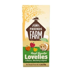 Tiny Friends Farm Hazel Hamster Lovelies Baked Treats with Banana Strawberry & Apricot 4.2-oz