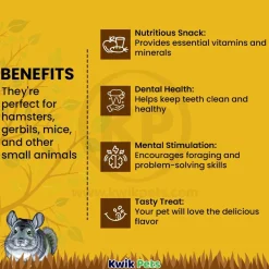 Tiny Friends Farm Hazel Hamster Lovelies Baked Treats with Banana Strawberry & Apricot 4.2-oz