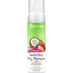 TropiClean Berry & Coconut No Rinse Waterless Shampoo for Dogs 7.4-oz