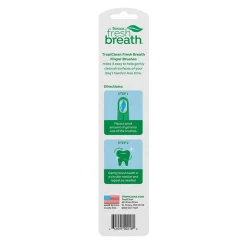 TropiClean Fresh Breath Finger Brushes for Dogs 2 Count