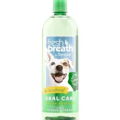 TropiClean Fresh Breath Oral Care Water Additive for Dogs 33.8-oz
