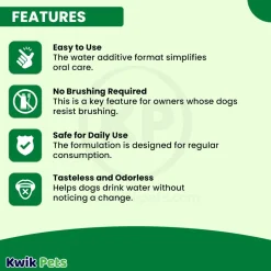 TropiClean Fresh Breath Oral Care Water Additive for Dogs 16-oz