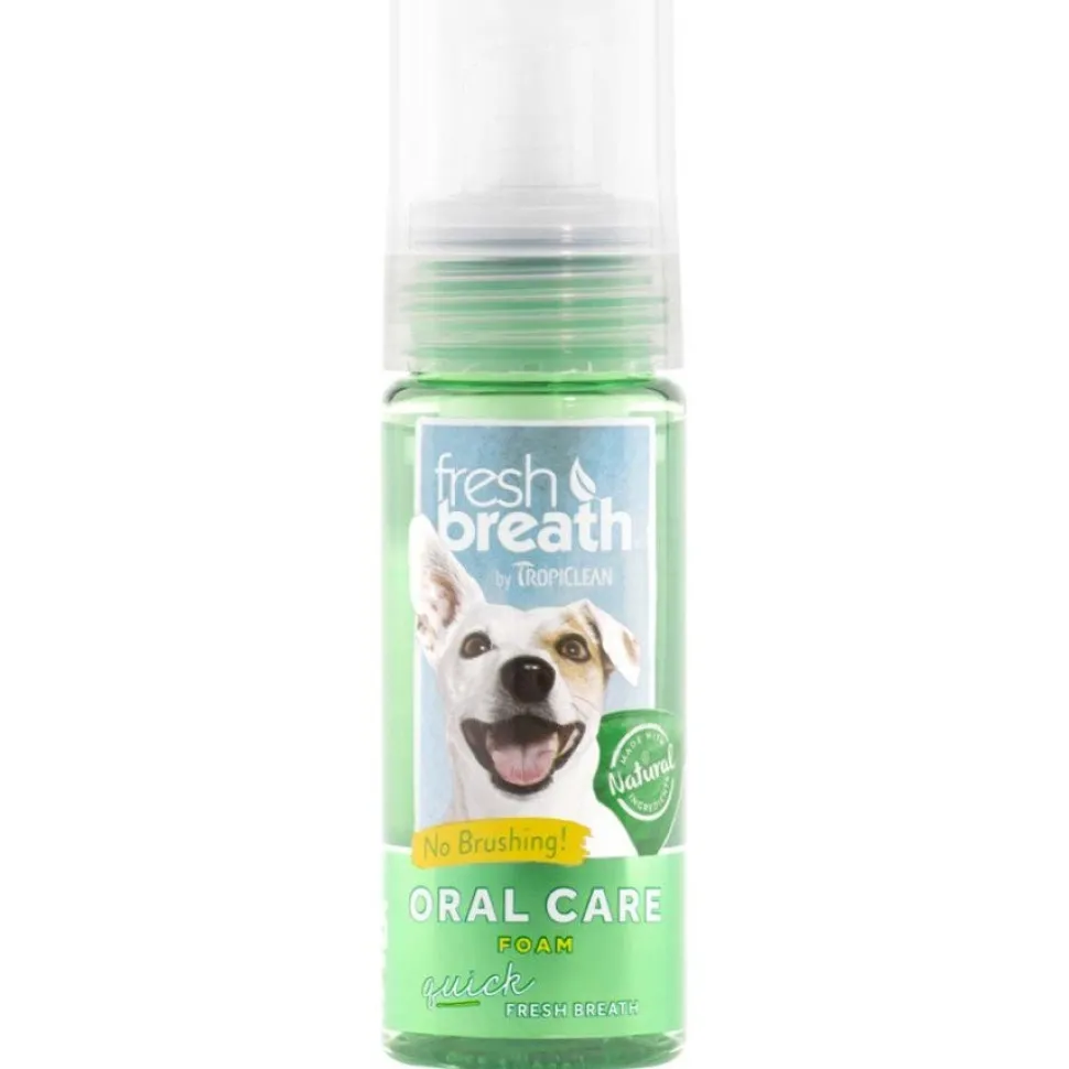 TropiClean Fresh Breath Oral Care Foam for Dogs 4.5-oz