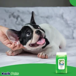 TropiClean Mild Coconut Deodorizing Ear Cleaning Wipes for Dogs & Cats 50 Count
