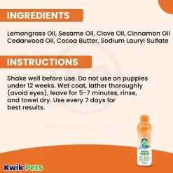 TropiClean Natural Flea & Tick Soothing Shampoo for Dogs 20-oz