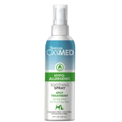 TropiClean OxyMed Hypoallergenic Soothing Spray for Dogs & Cats 8-oz