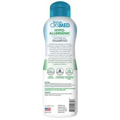 TropiClean OxyMed Hypoallergenic Oatmeal Shampoo for Dogs & Cats 20-oz
