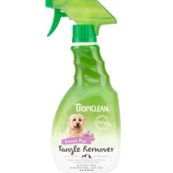 TropiClean Sweet Pea Tangle Remover Dog & Cat Spray 16-oz