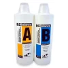 Two Little Fishies C-Balance Two-Part Balanced Calcium & Buffer Supplement for Marine Aquariums 2 Bottles32-oz