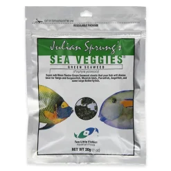 Two Little Fishies Julian Sprung's Seaveggies Green Seaweed Fish Food 1-oz