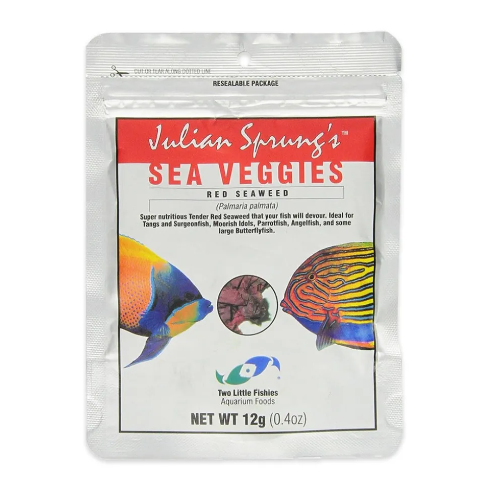 Two Little Fishies Julian Sprung's Seaveggies Red Seaweed Fish Food 0.4-oz