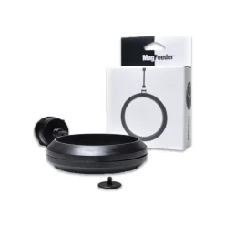 Two Little Fishies Magfeeder Black Magnetic Feeding Ring