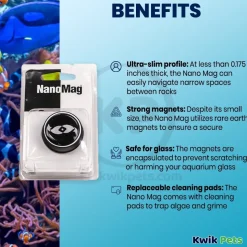 Two Little Fishies NanoMag Window Cleaning Magnet for Aquariums