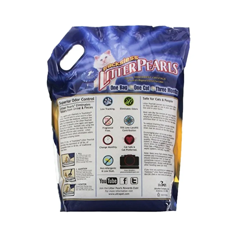 Ultra Pet Litter Pearls Tracksless Cat Litter 10.5-lb