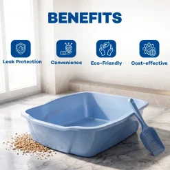 Van Ness Plastics Cat Litter Pan Assorted Large