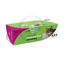 Van Ness Plastics Drawstring Cat Pan Liner Assorted Small 10 Count