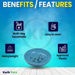 Van Ness Plastics EcoWare Bamboo Non-Skid Dish for Cats Assorted 8-oz
