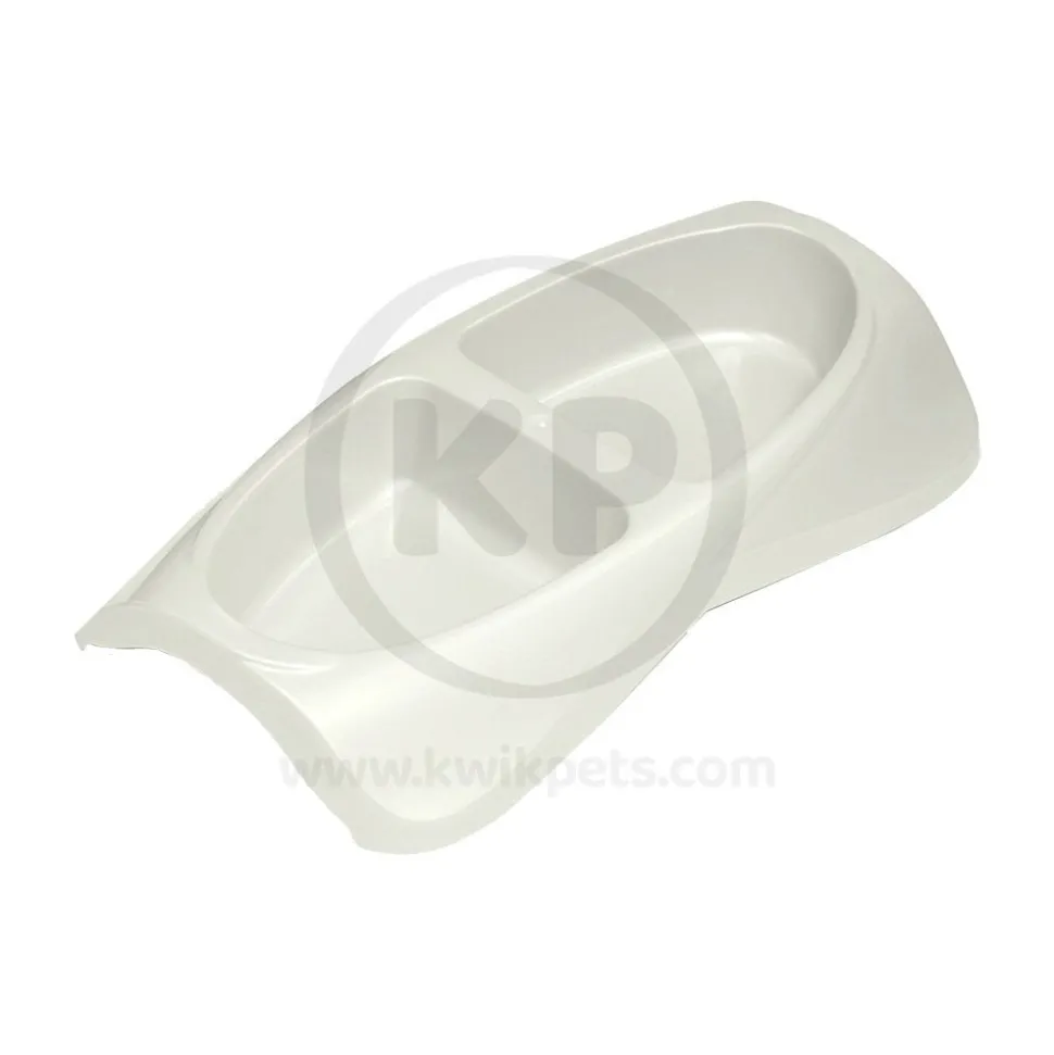 Van Ness Plastics Lightweight Double Dish for Cats Assorted Small