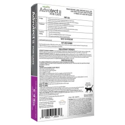 Vetality Advotect II Cat Flea Treatment Cats 5-9 lb 6 Doses