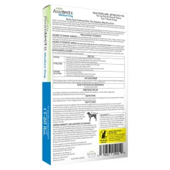 Vetality Avantect II Flea & Tick for Medium Dogs 11-20 lbs 4 Count 0.164-oz
