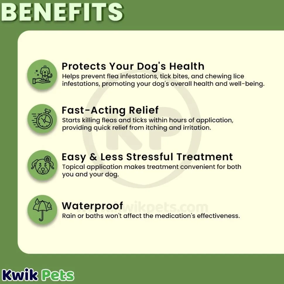 Vetality Firstect Plus Flea & Tick for Small Dogs 6-22 lbs 3 Count