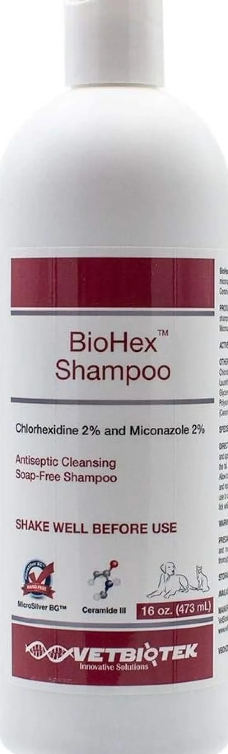 VetBiotek BioHex Antiseptic Cleansing Shampoo for Dogs & Cats 16-oz