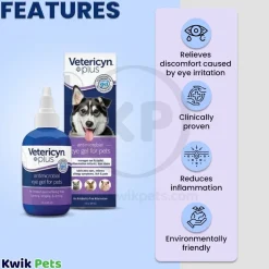 Vetericyn Plus Antimicrobial Eye Gel for Pets 3-oz