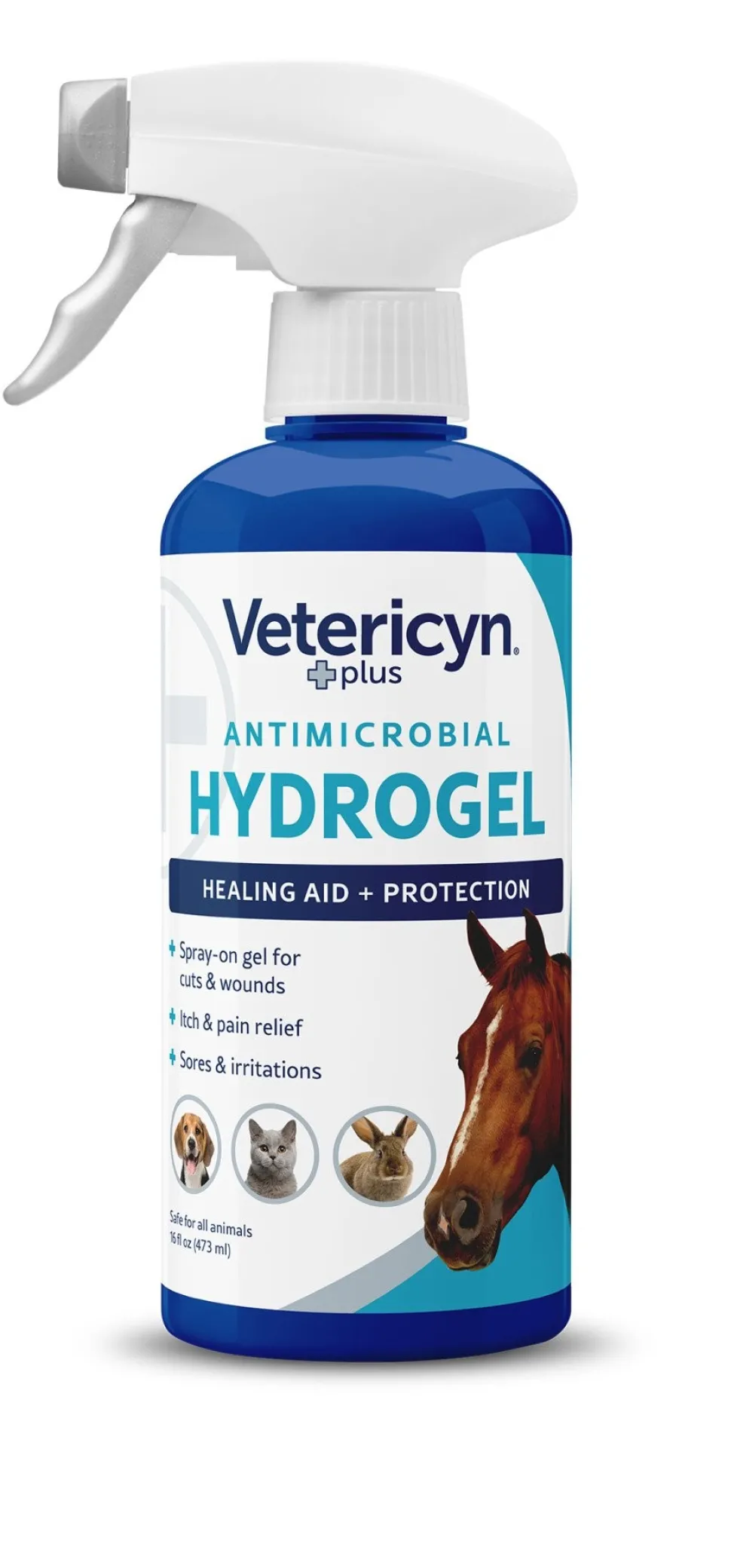 Vetericyn Plus Antimicrobial Wound & Skin Care Hydrogel 16-oz