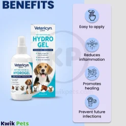 Vetericyn Plus Antimicrobial Wound & Skin Care Hydrogel 8-oz