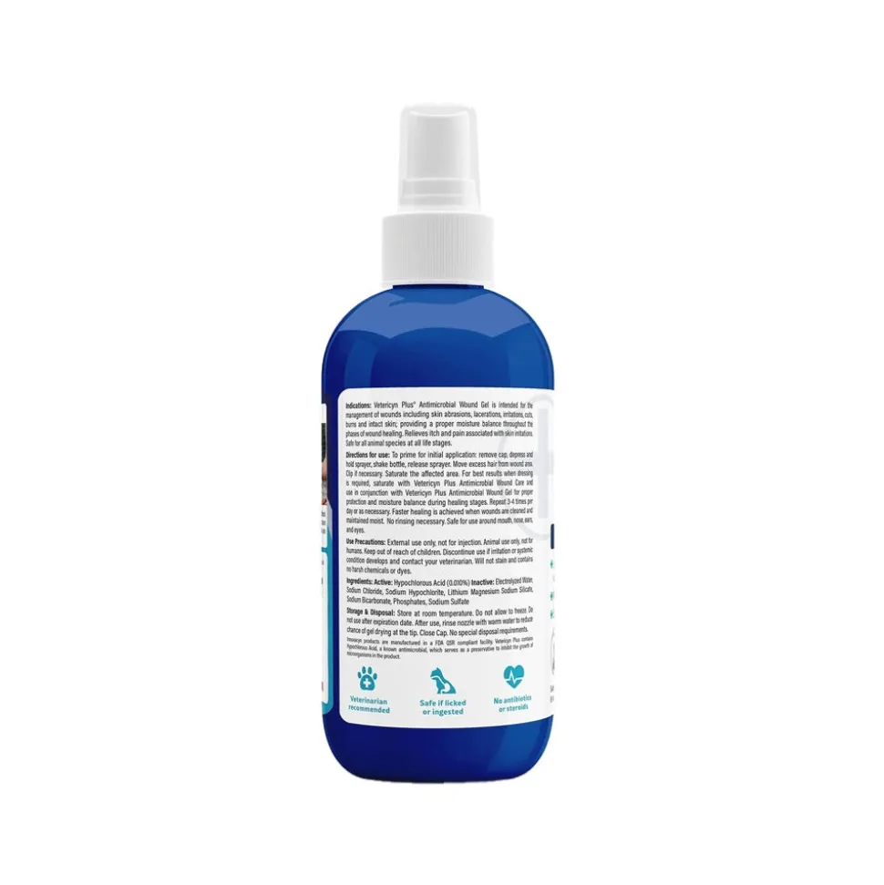 Vetericyn Plus Antimicrobial Wound & Skin Care Hydrogel 8-oz