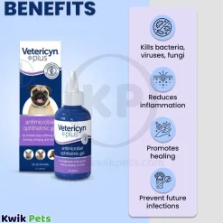 Vetericyn Plus Antimicrobial Ophthalmic Gel 3-oz