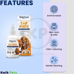 Vetericyn Plus Antimicrobial Ear Rinse 3-oz