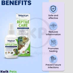 Vetericyn Plus Antimicrobial Reptile Wound and Skin Care Spray 3-oz
