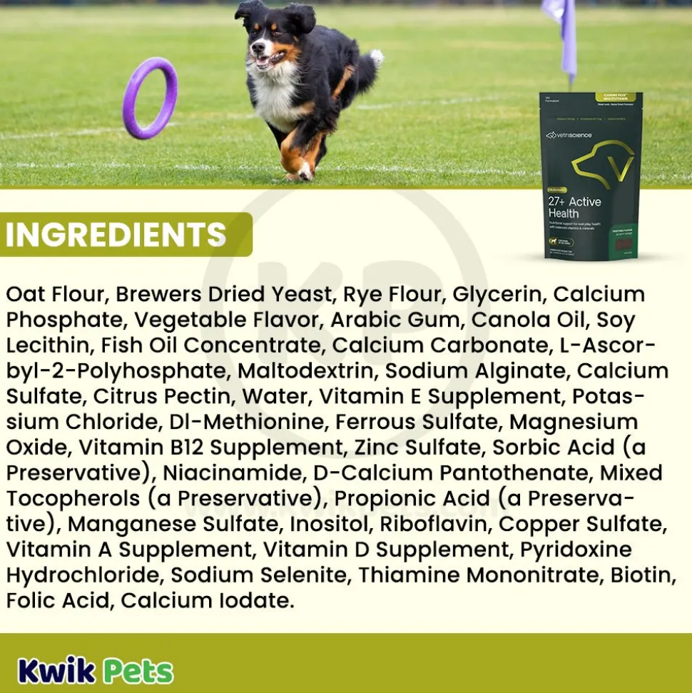 VetriScience Canine Plus Multivitamin Dog Chews 30 Count