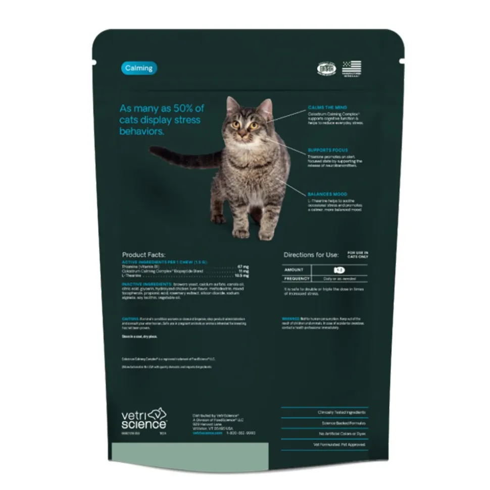 VetriScience Composure Cat Calming Chews Trout Flavor 30 Count