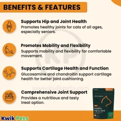 VetriScience Glycoflex Plus Hip & Joint Support Cat Chews Fish Flavor 30 Count