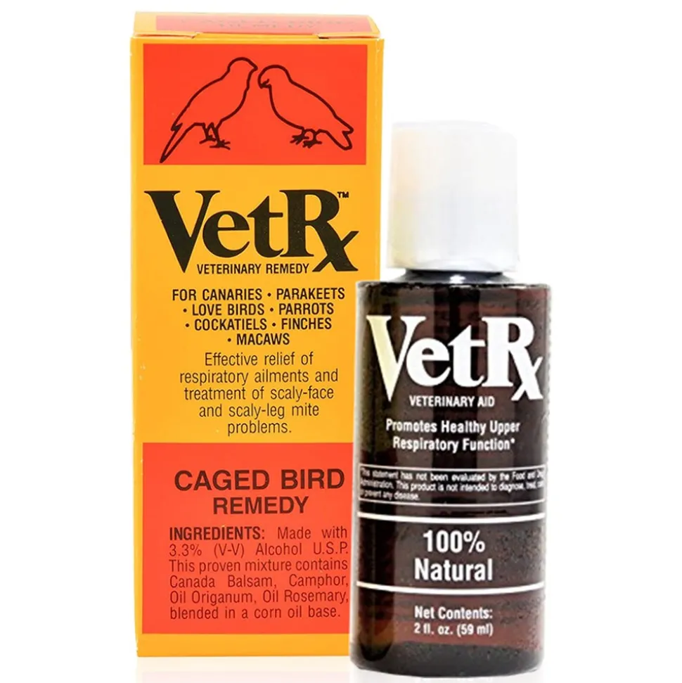 VetRx Caged Bird Remedy Respiratory Support Solution 2-oz