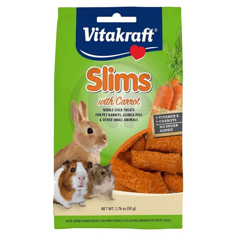 Vitakraft Slims With Carrot Small Animal Treats 1.76-oz