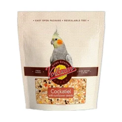Volkman Seed Company Avian Science Super Cockatiel Bird Treat with Sunflower Seed 4-lb