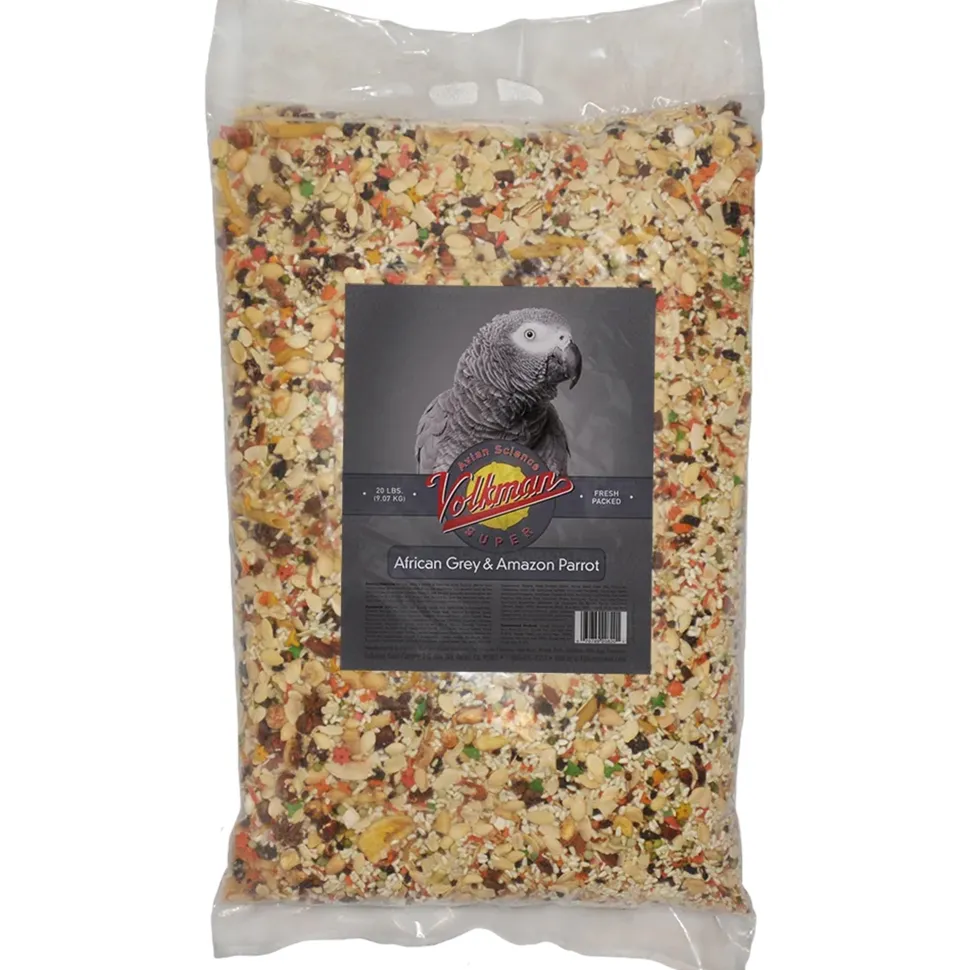 Volkman Seed Company Avian Science Super African Grey Parrot Bird Treat 20-lb