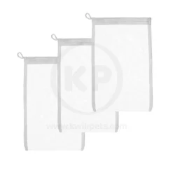 Weco Products Fine Mesh Drawstring Filter Media Bag for Aquarium White 4 in X 8 in